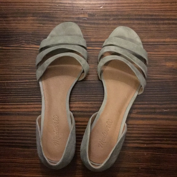 Madewell Shoes - Gray suede flats by Madewell